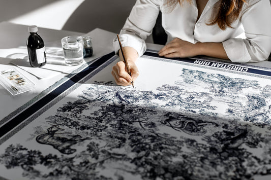 Dior’s Most Iconic Prints & Patterns: Cannage, Toile de Jouy, & More