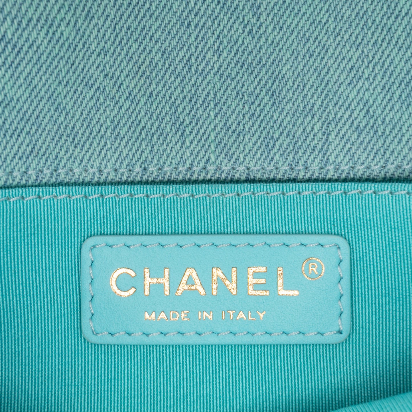 Chanel Mini Cc Quilted Denim Messenger Flap