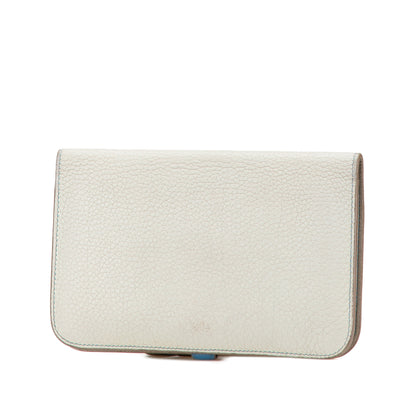 Hermès Bicolor Togo Dogon Duo Wallet Gm