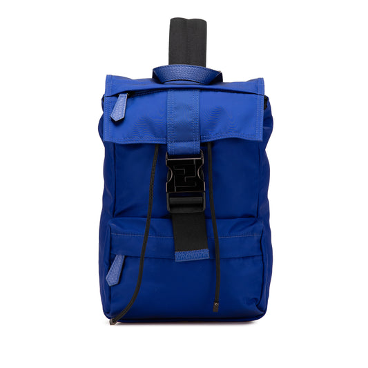 Fendi Medium Econyl Santander Cuoio Roma Fendiness Backpack
