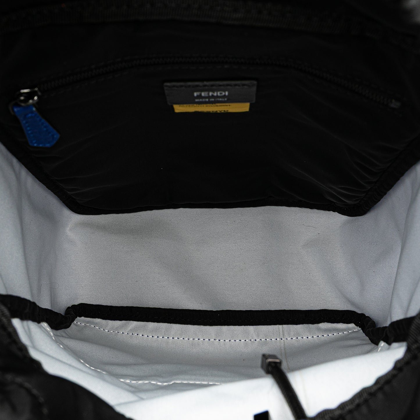 Fendi Medium Econyl Santander Cuoio Roma Fendiness Backpack