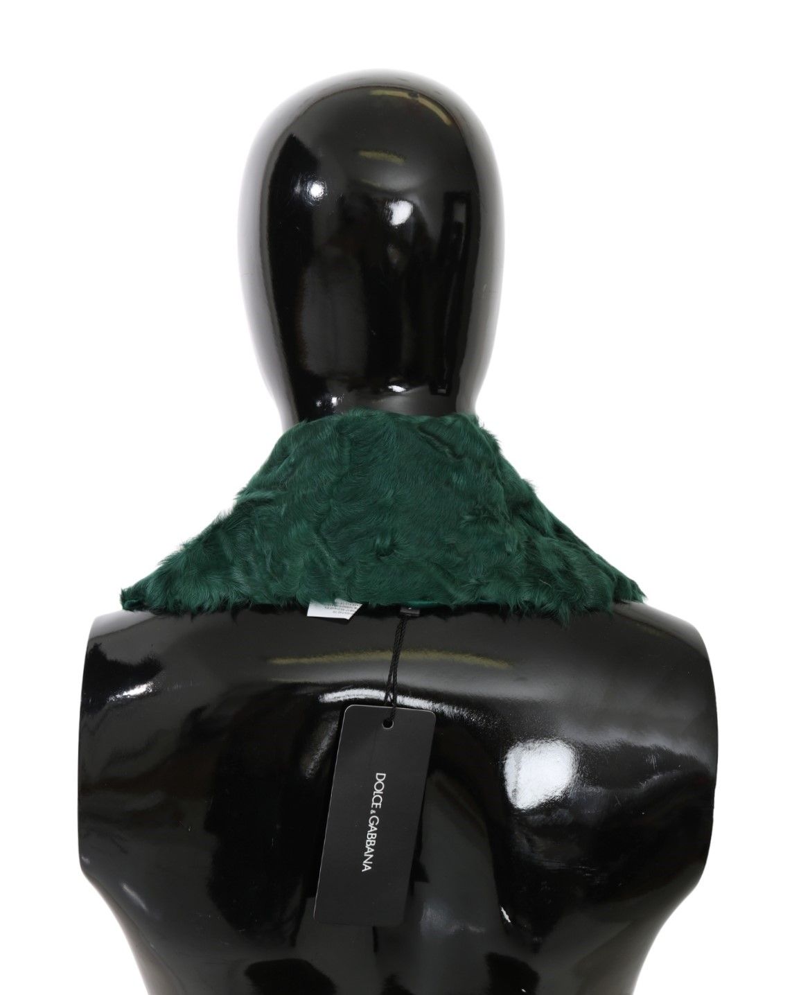 Dolce & Gabbana Elegant Lambskin Fur Scarf In Lush Green