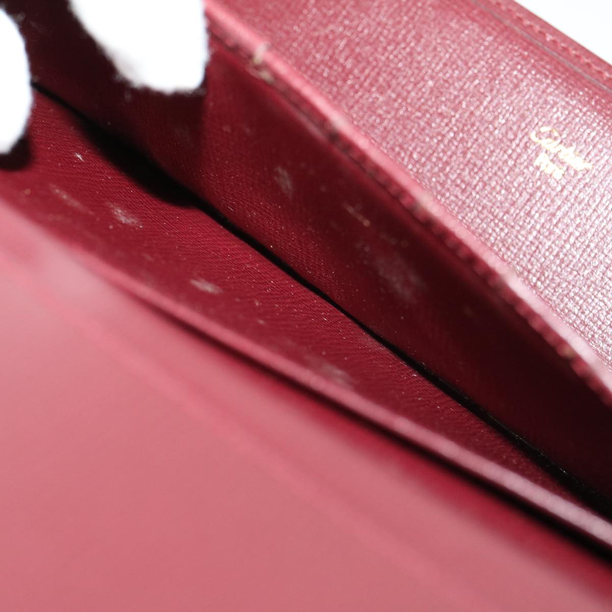 Cartier Red Leather Must De Cartier