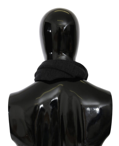 Dolce & Gabbana Chic Woolen Embroidered Men'S Scarf