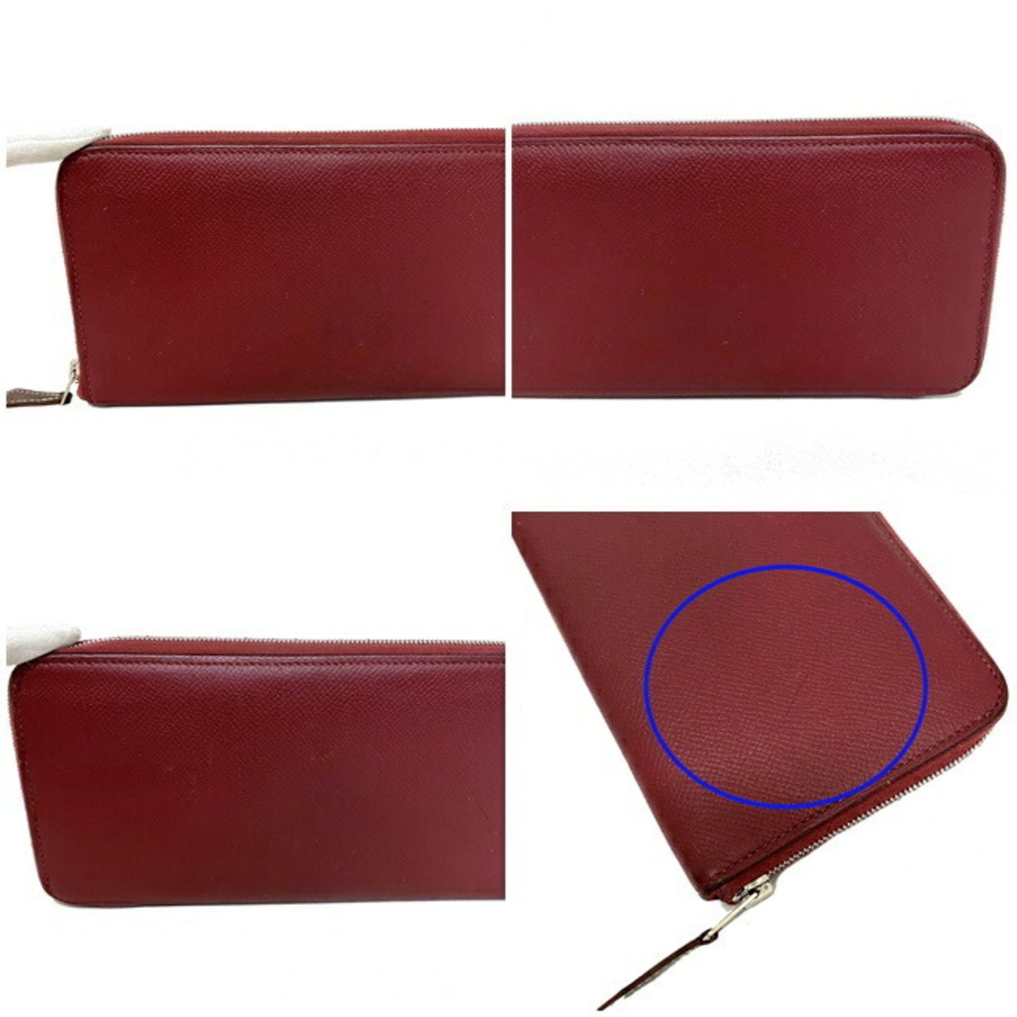 Hermès Red Leather Silk'in