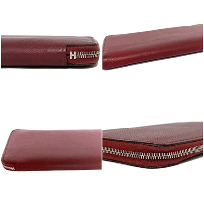 Hermès Red Leather Silk'in
