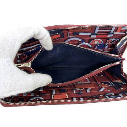 Hermès Red Leather Silk'in