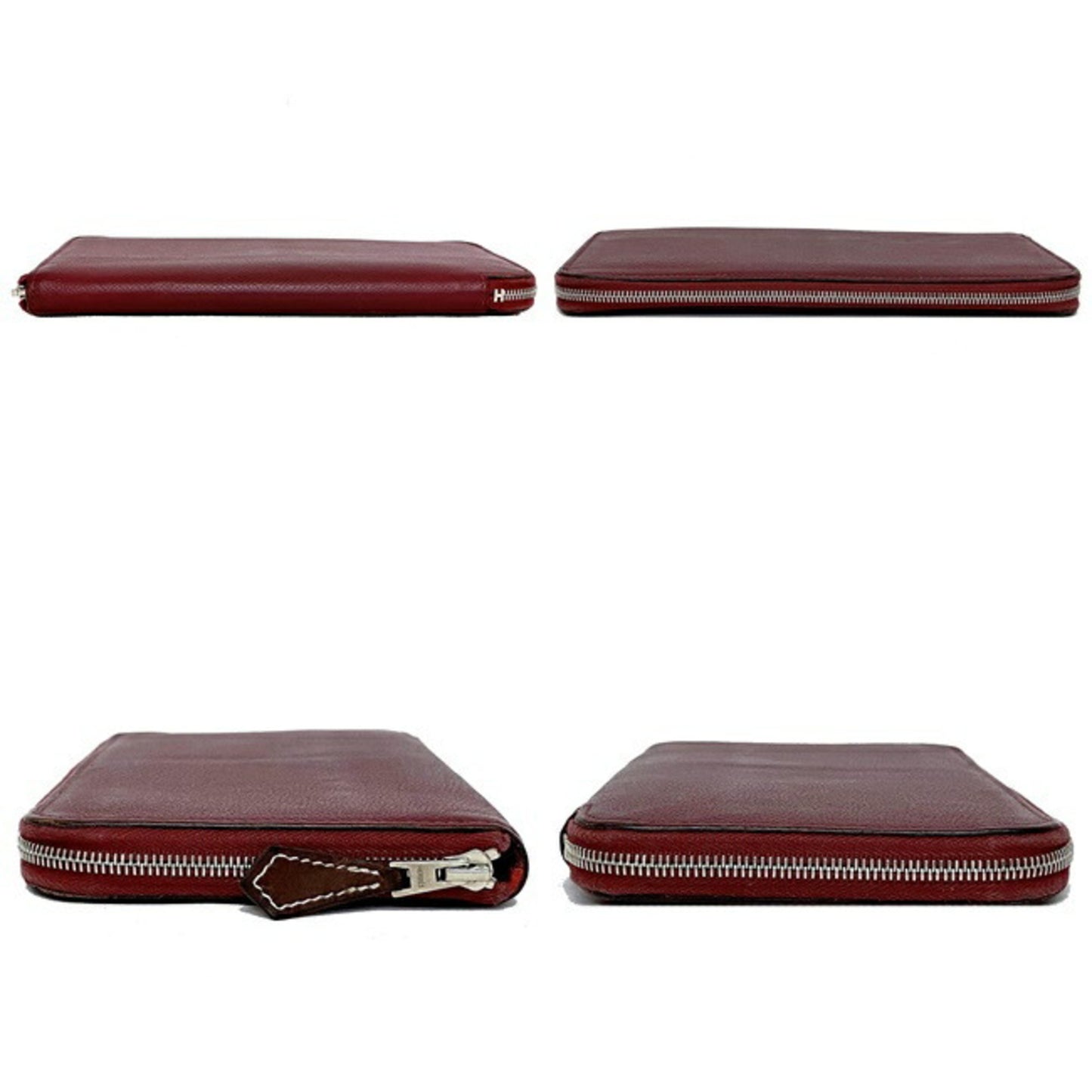 Hermès Red Leather Silk'in