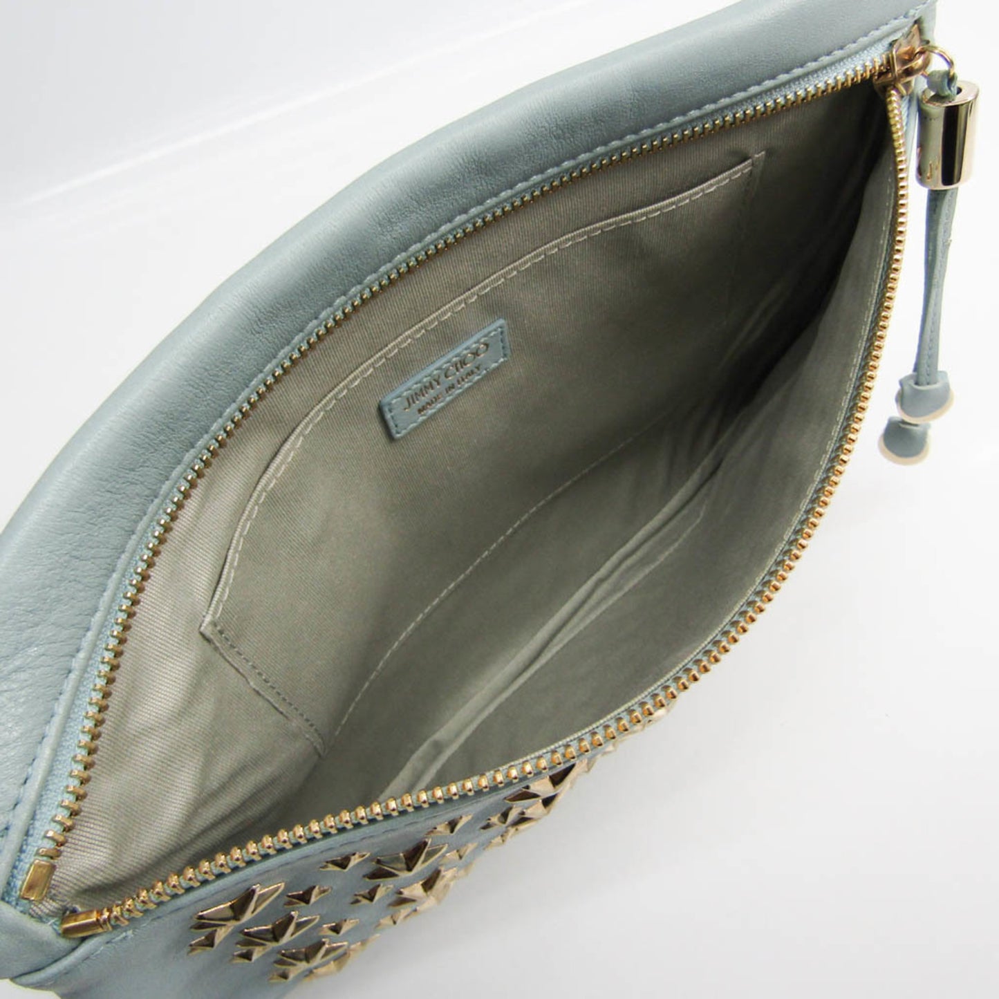 Jimmy Choo Blue Leather Zena