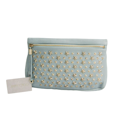 Jimmy Choo Blue Leather Zena