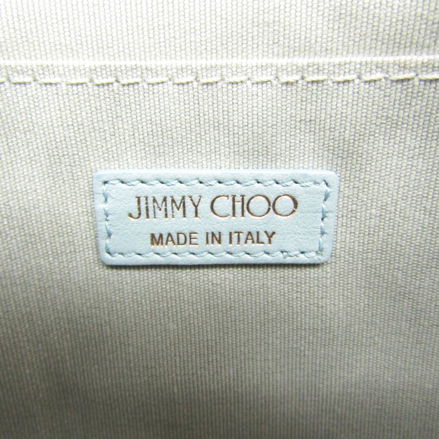 Jimmy Choo Blue Leather Zena
