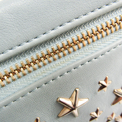 Jimmy Choo Blue Leather Zena