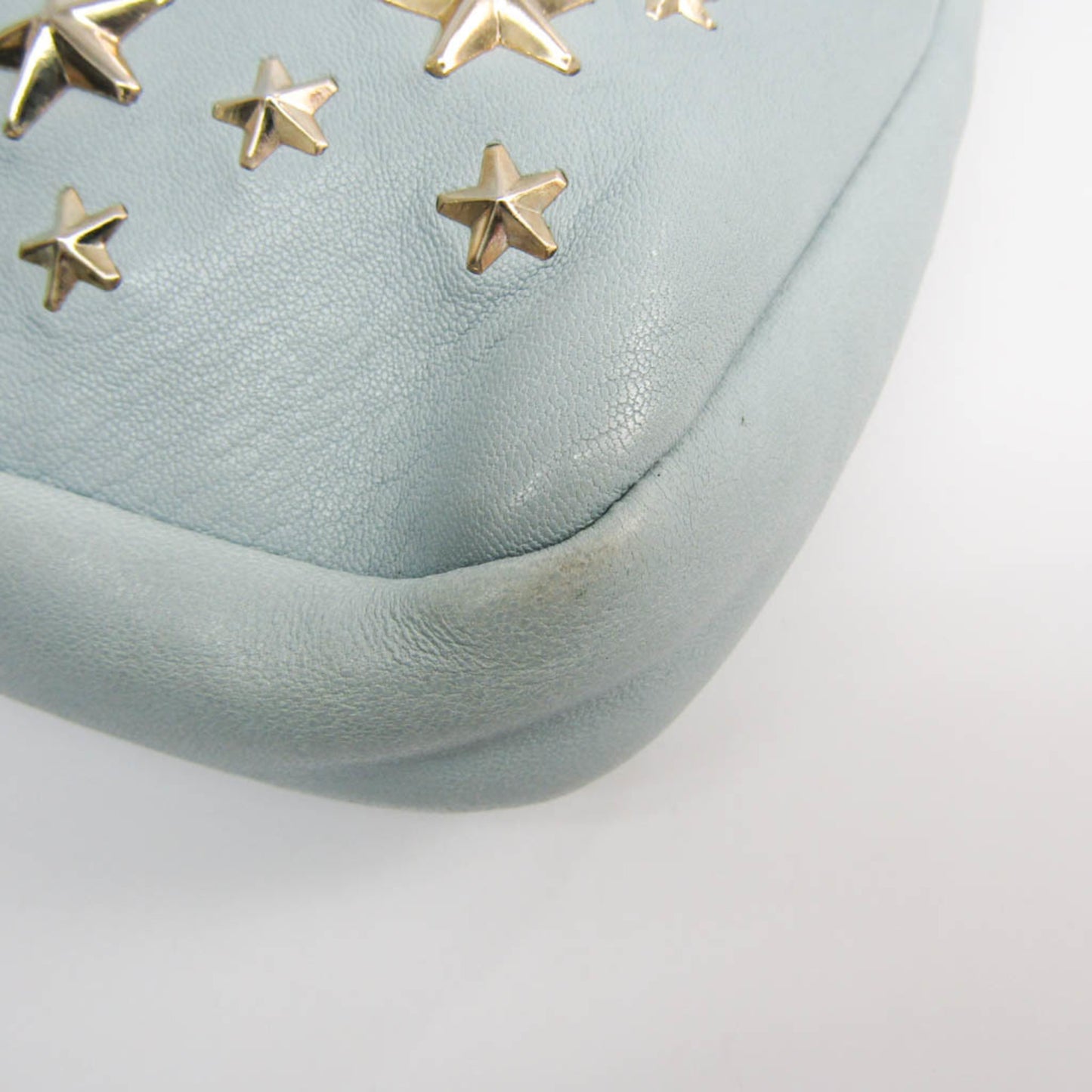 Jimmy Choo Blue Leather Zena