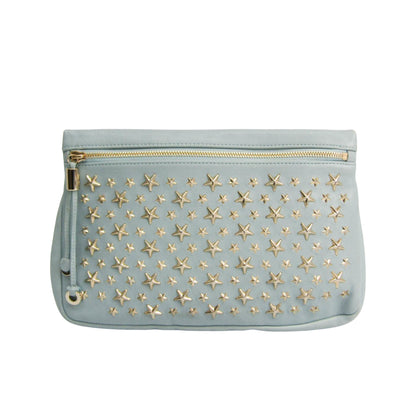 Jimmy Choo Blue Leather Zena