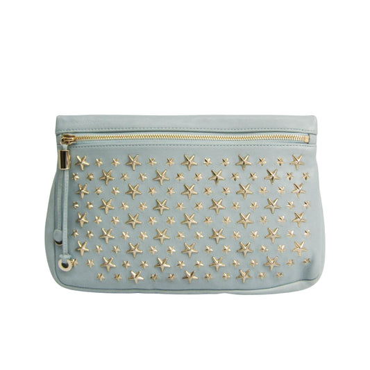 Jimmy Choo Blue Leather Zena