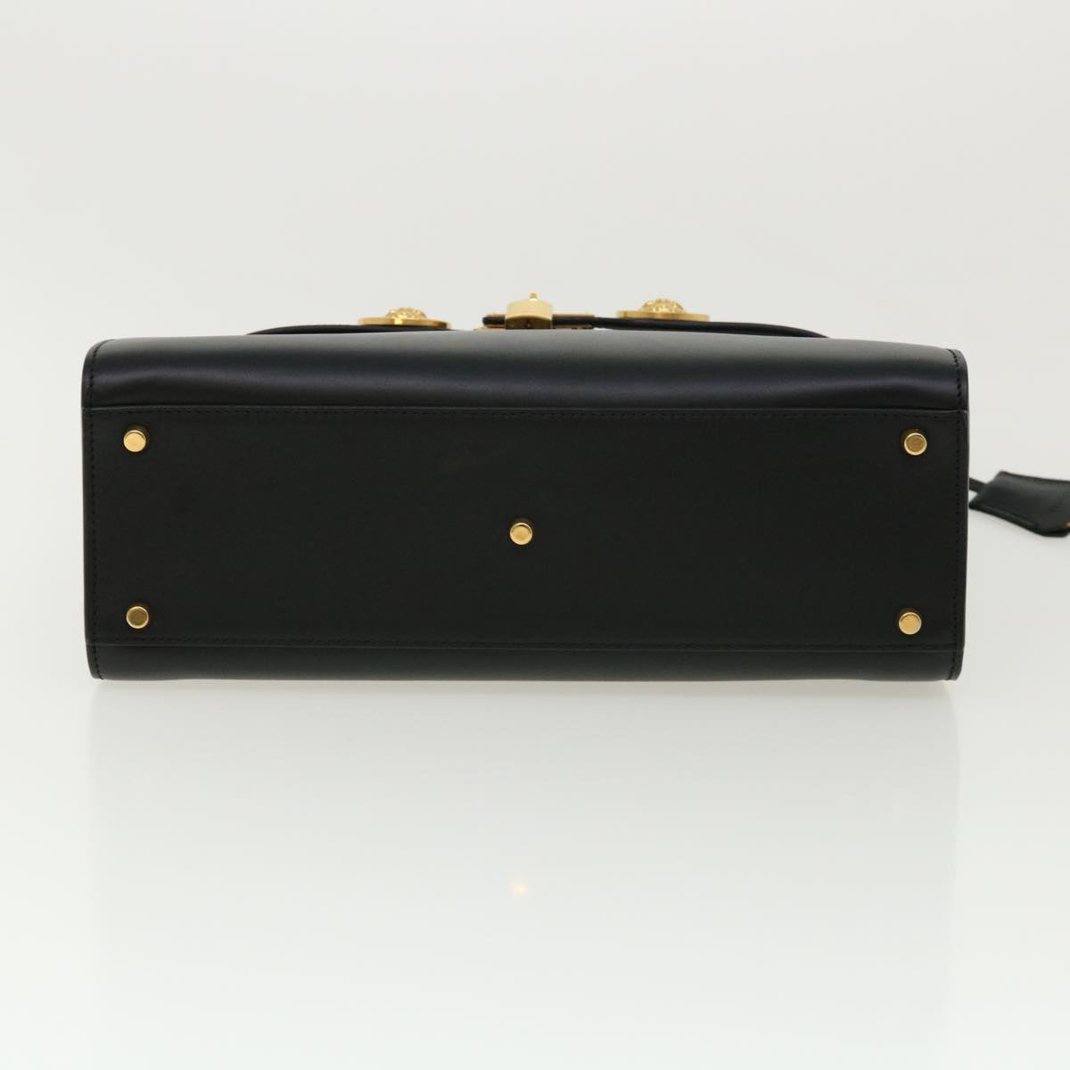 Versace Black Leather Handbag