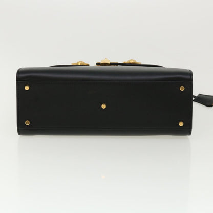 Versace Black Leather Handbag