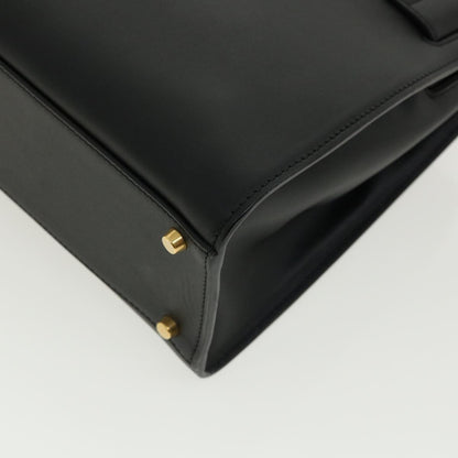 Versace Black Leather Handbag