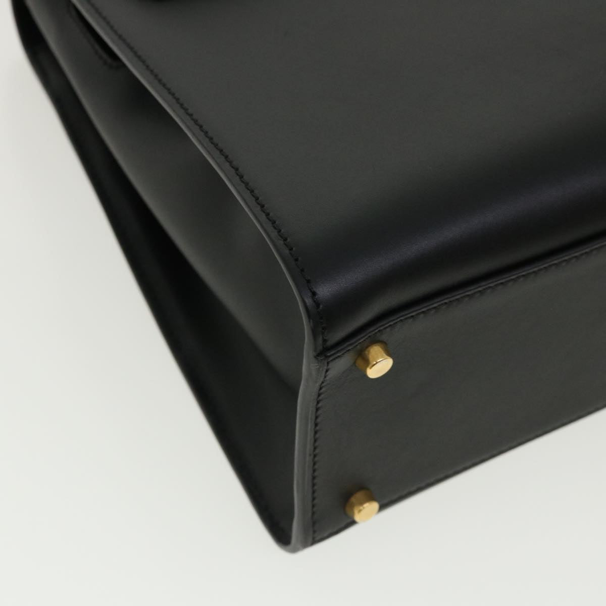 Versace Black Leather Handbag