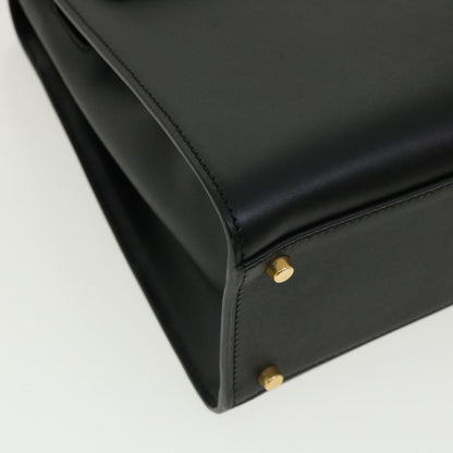 Versace Black Leather Handbag