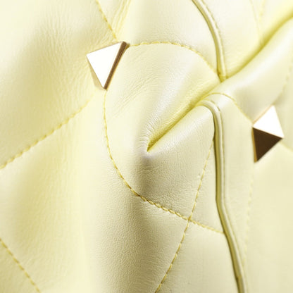 Valentino Garavani Yellow Leather Roman Stud