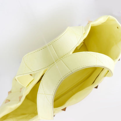 Valentino Garavani Yellow Leather Roman Stud