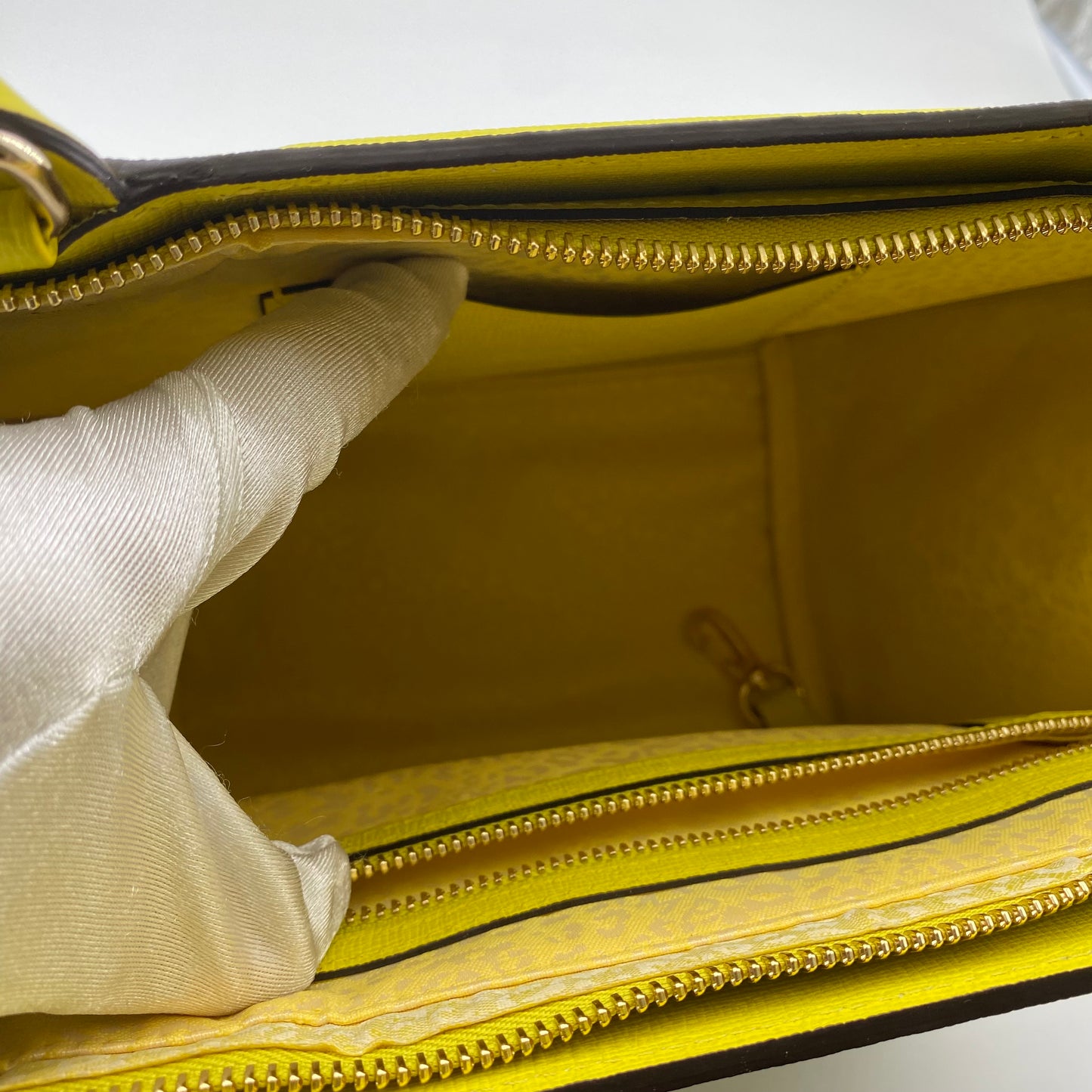 Longchamp Yellow Leather Le Pliage
