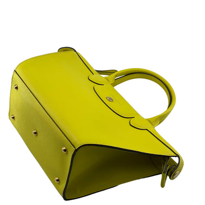 Longchamp Yellow Leather Le Pliage