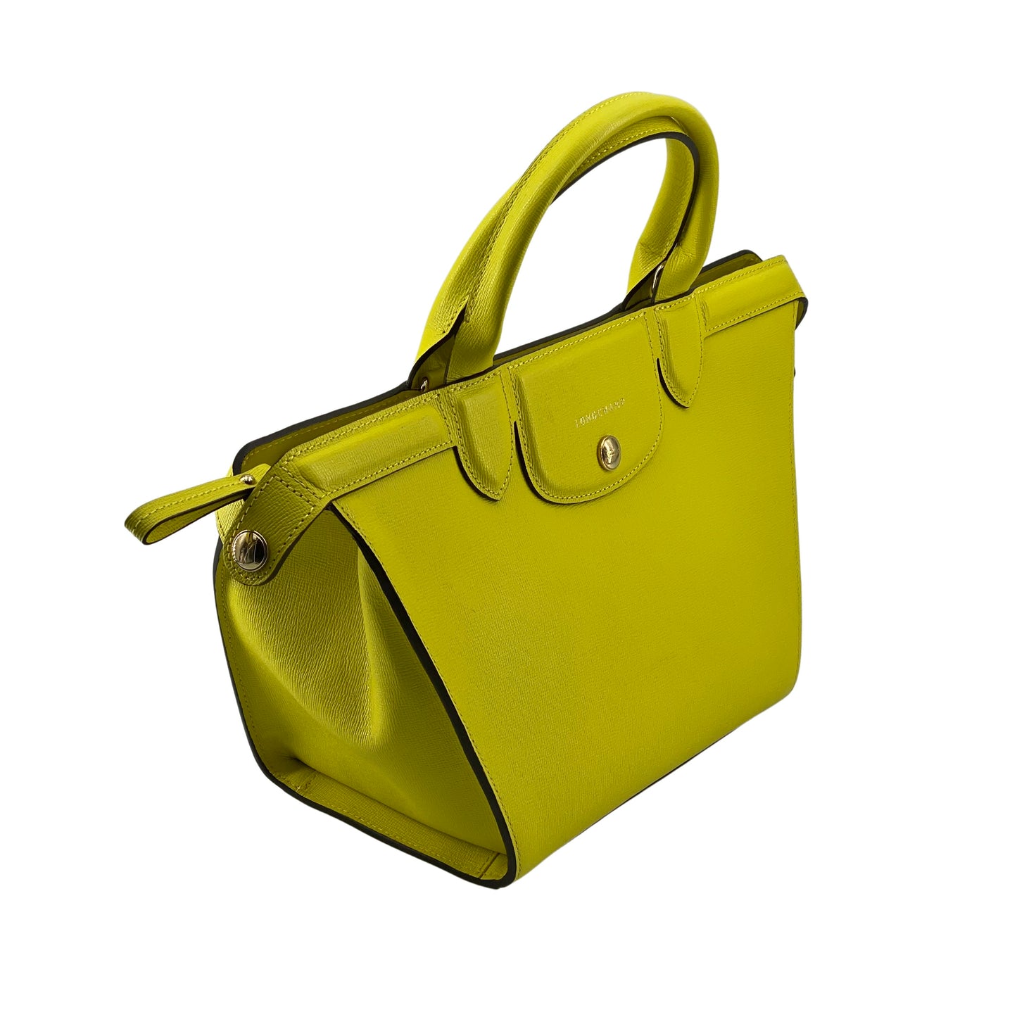 Longchamp Yellow Leather Le Pliage