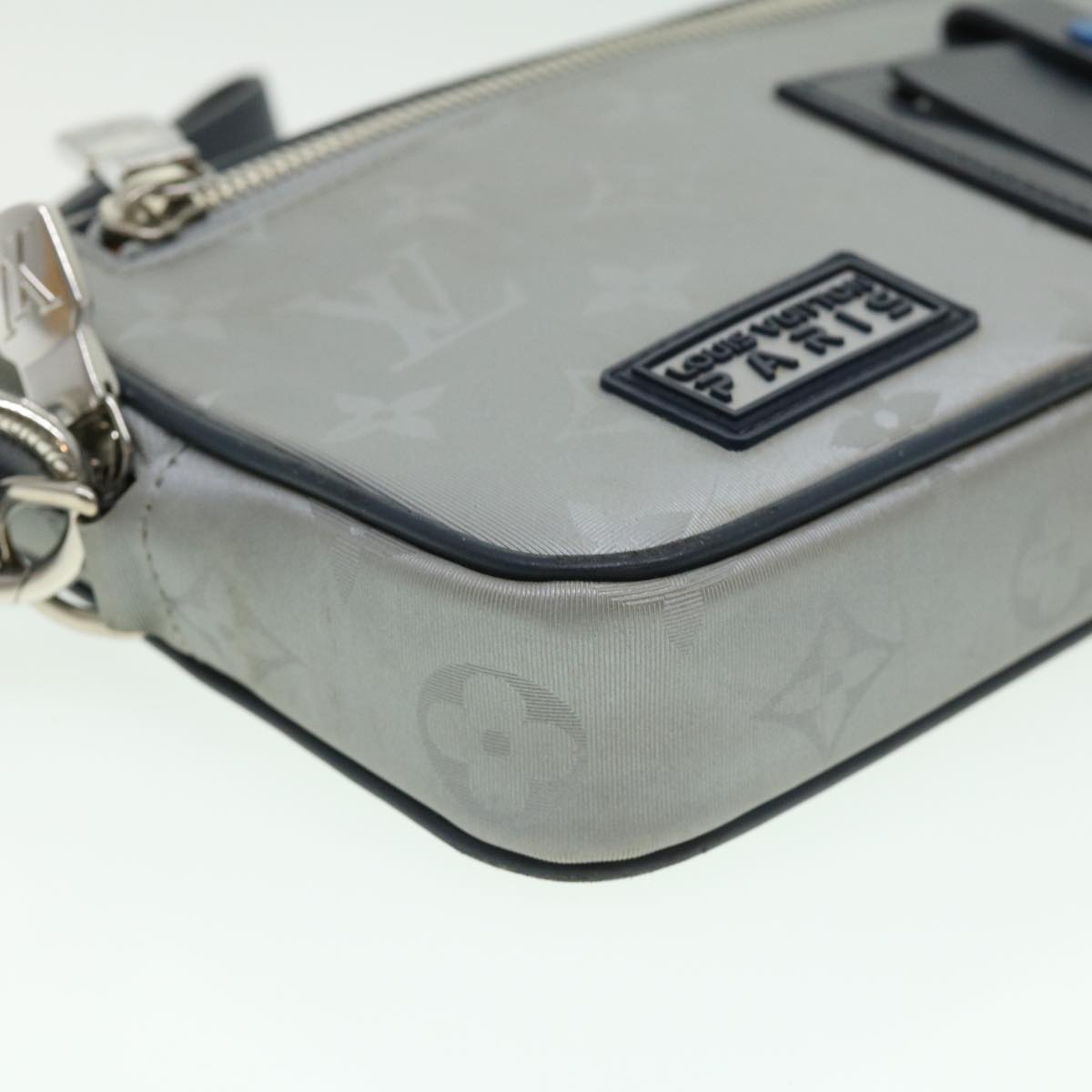 Louis Vuitton Silver Synthetic Alpha