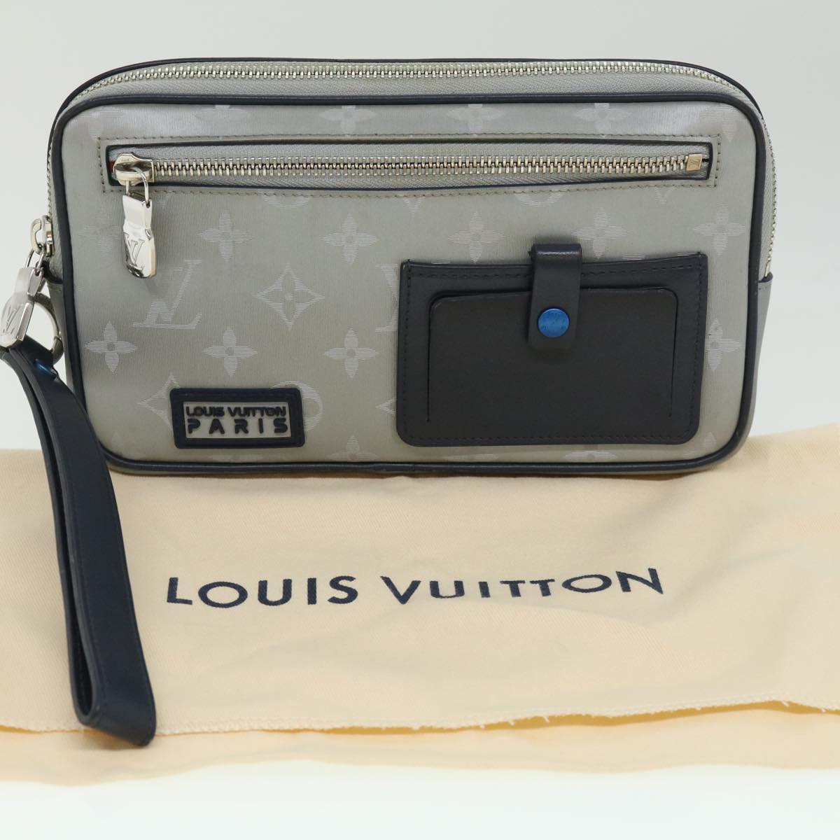Louis Vuitton Silver Synthetic Alpha