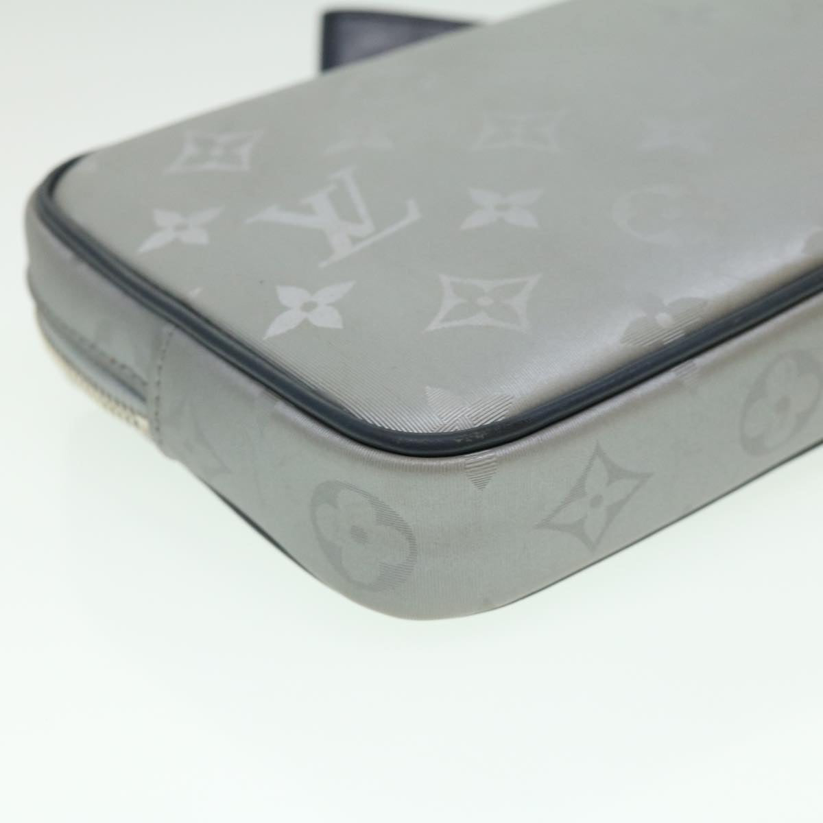 Louis Vuitton Silver Synthetic Alpha