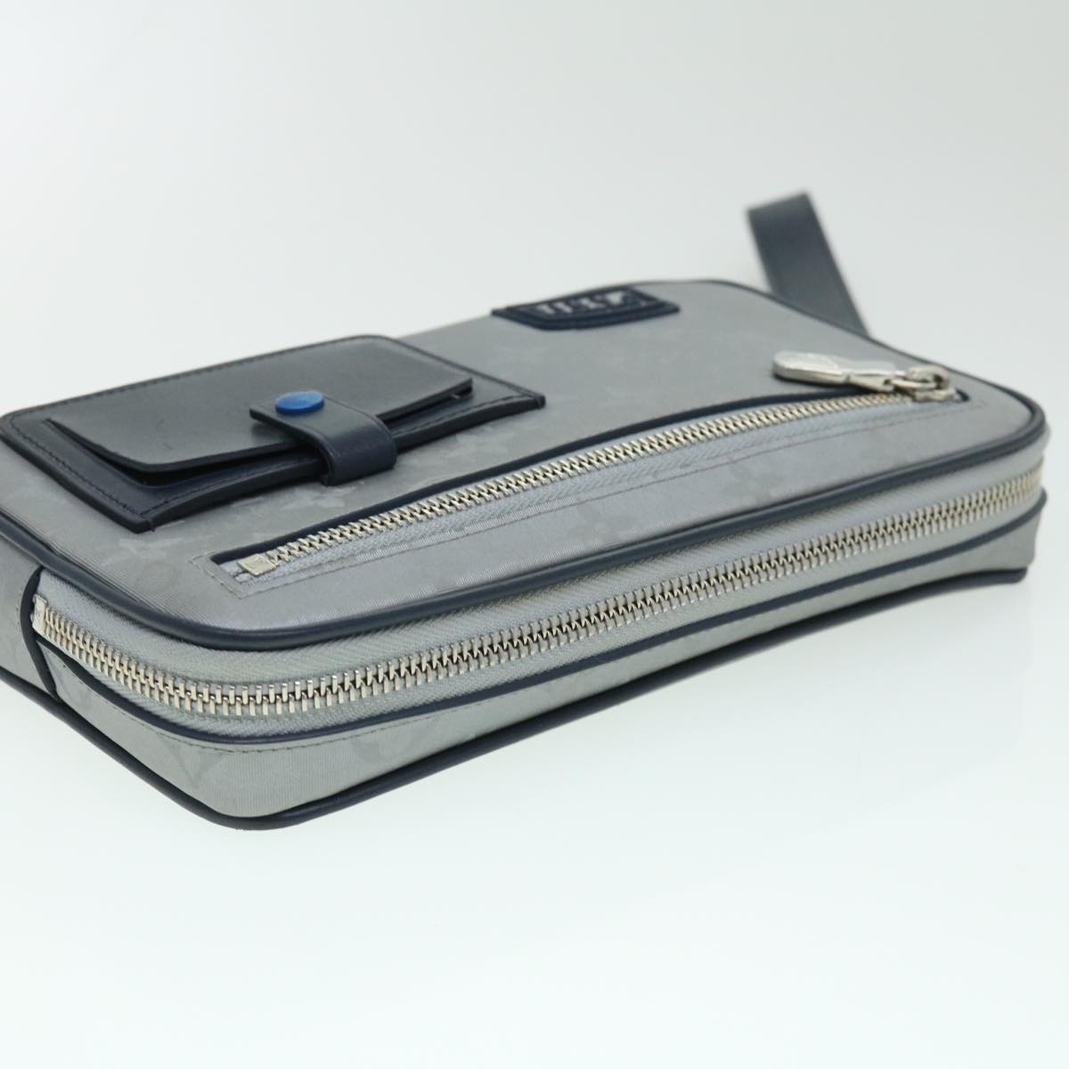 Louis Vuitton Silver Leather Alpha