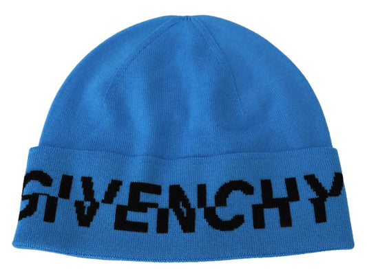 Givenchy Chic Woolen Beanie With Signature Black Logo
