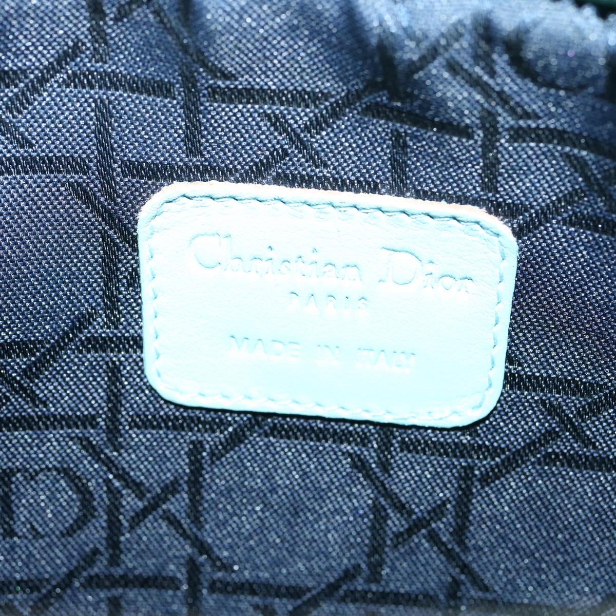 Dior Blue Leather Clutch