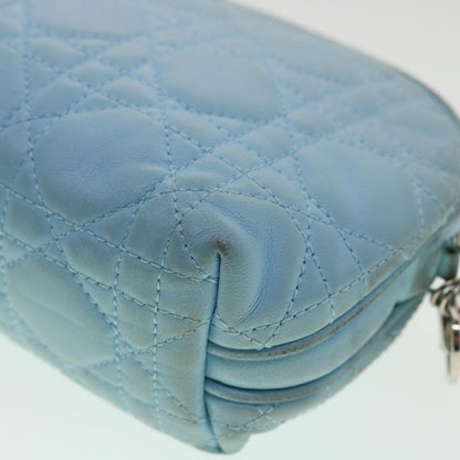 Dior Blue Leather Clutch
