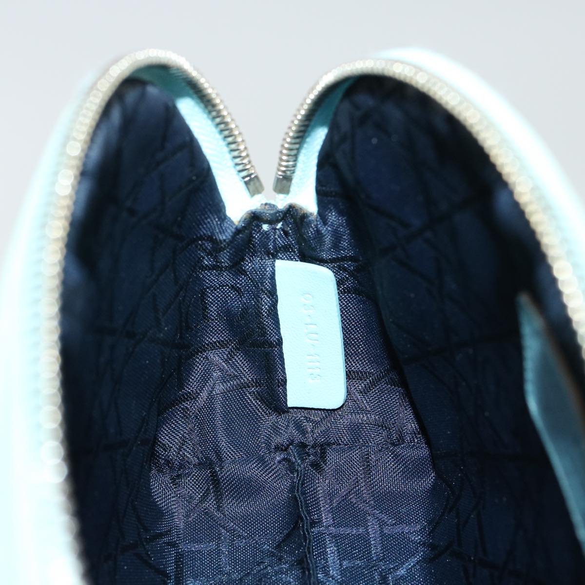 Dior Blue Leather Clutch