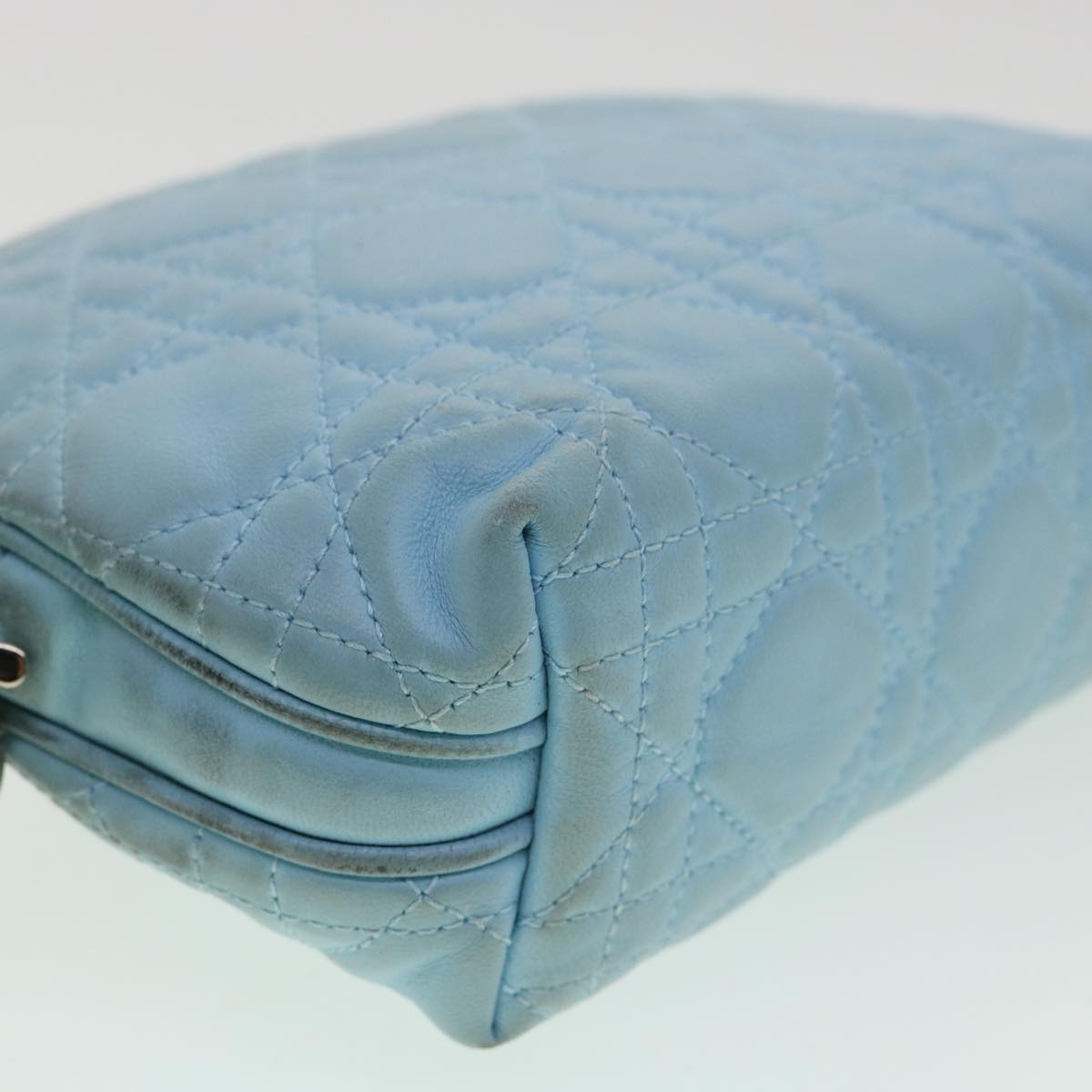 Dior Blue Leather Clutch