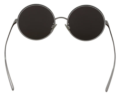 Dolce & Gabbana Chic Silver Grey Lens Sunglasses For Women