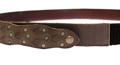 Dolce & Gabbana Elegant Leather-Cotton Fusion Men'S Belt