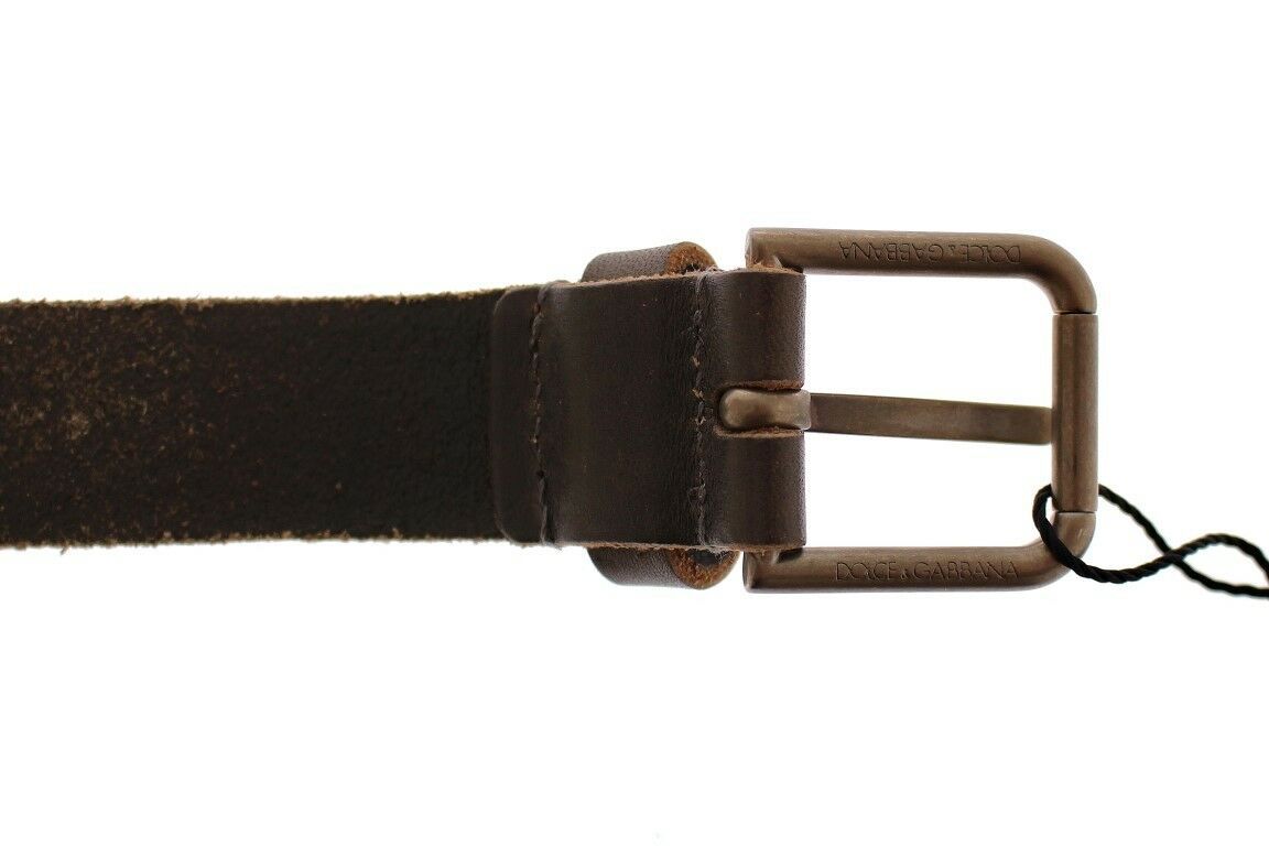 Dolce & Gabbana Elegant Leather-Cotton Fusion Men'S Belt