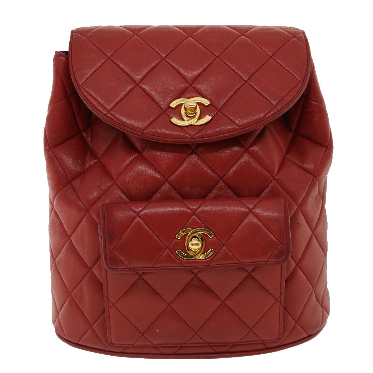 Chanel Red Leather Duma