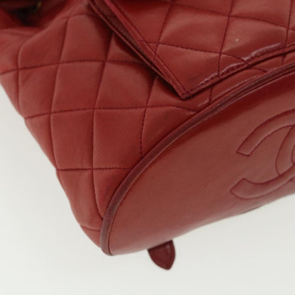 Chanel Red Leather Duma