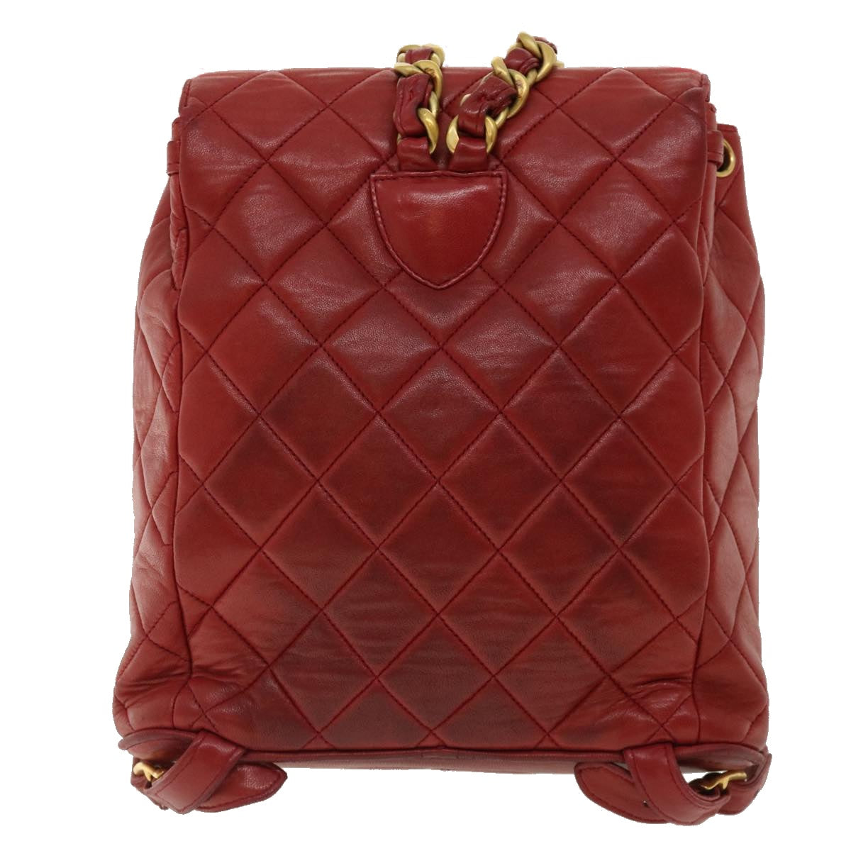 Chanel Red Leather Duma