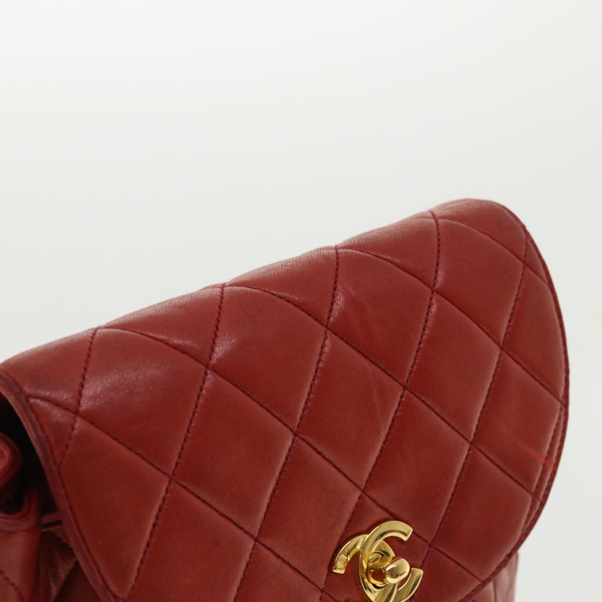 Chanel Red Leather Duma