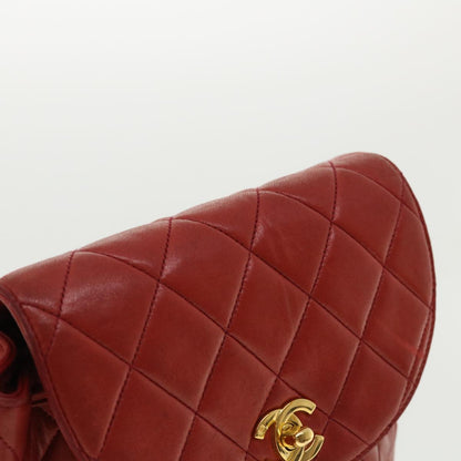 Chanel Red Leather Duma