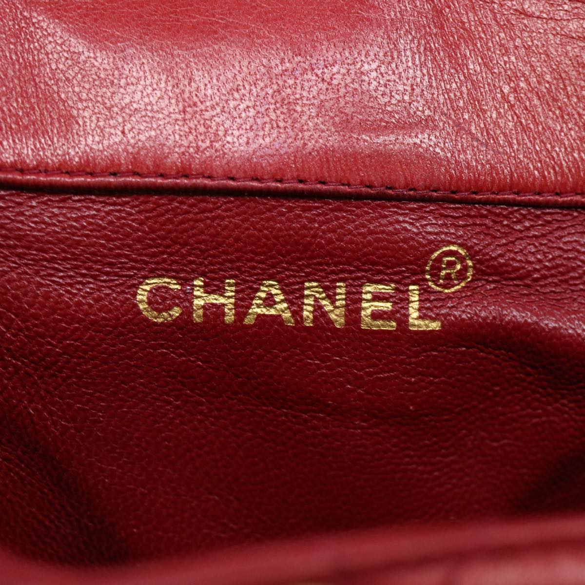 Chanel Red Leather Duma