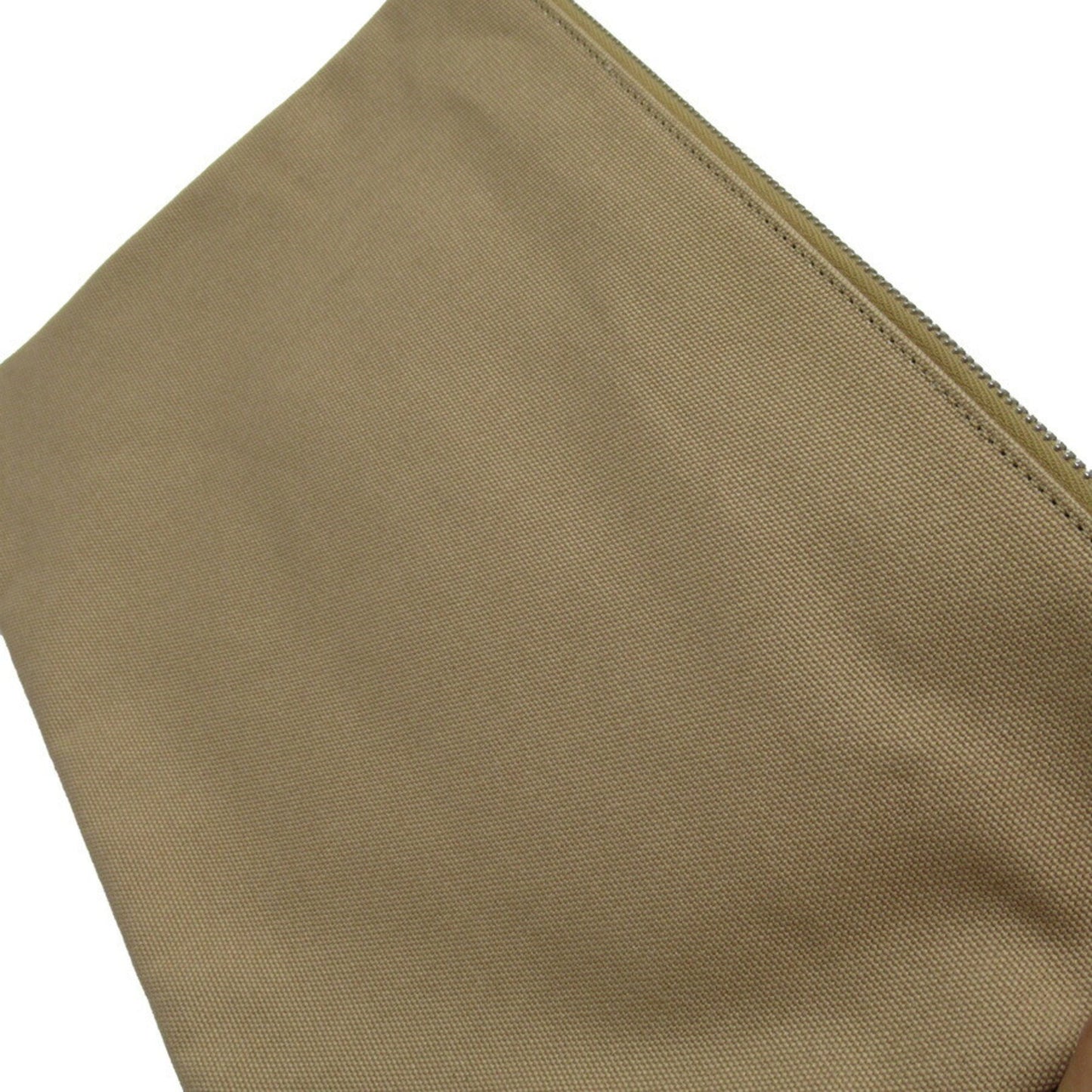 Fendi Brown Canvas Clutch