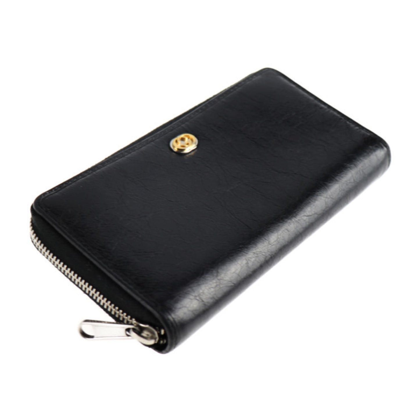 Gucci Black Leather Gg Marmont
