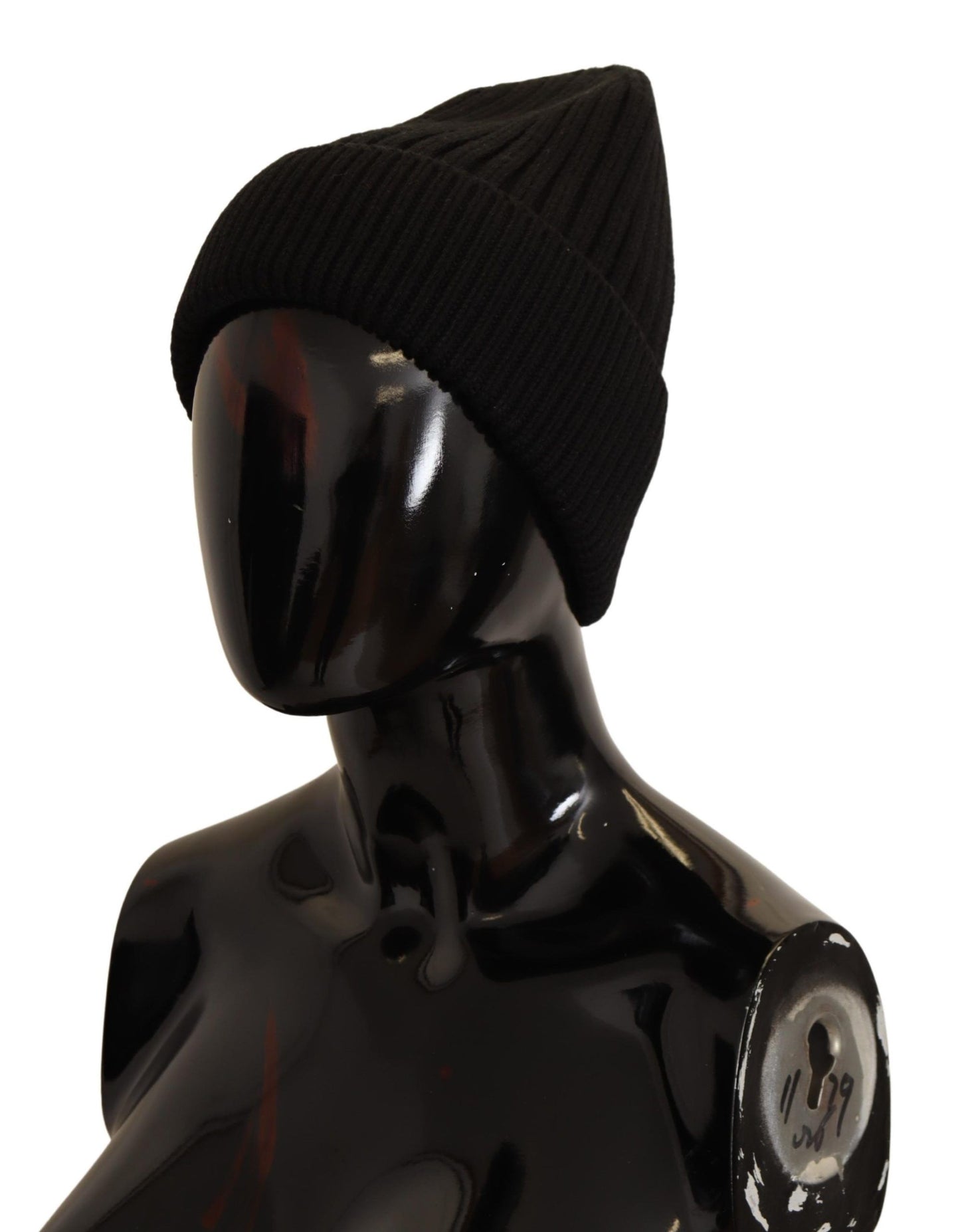 Dolce & Gabbana Elegant Cable Knit Wool Beanie With Fleece Liner